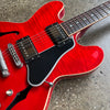 2013 Gibson Memphis ES-335 Dot Figured Semi-Hollow Electric Guitar Cherry - 9