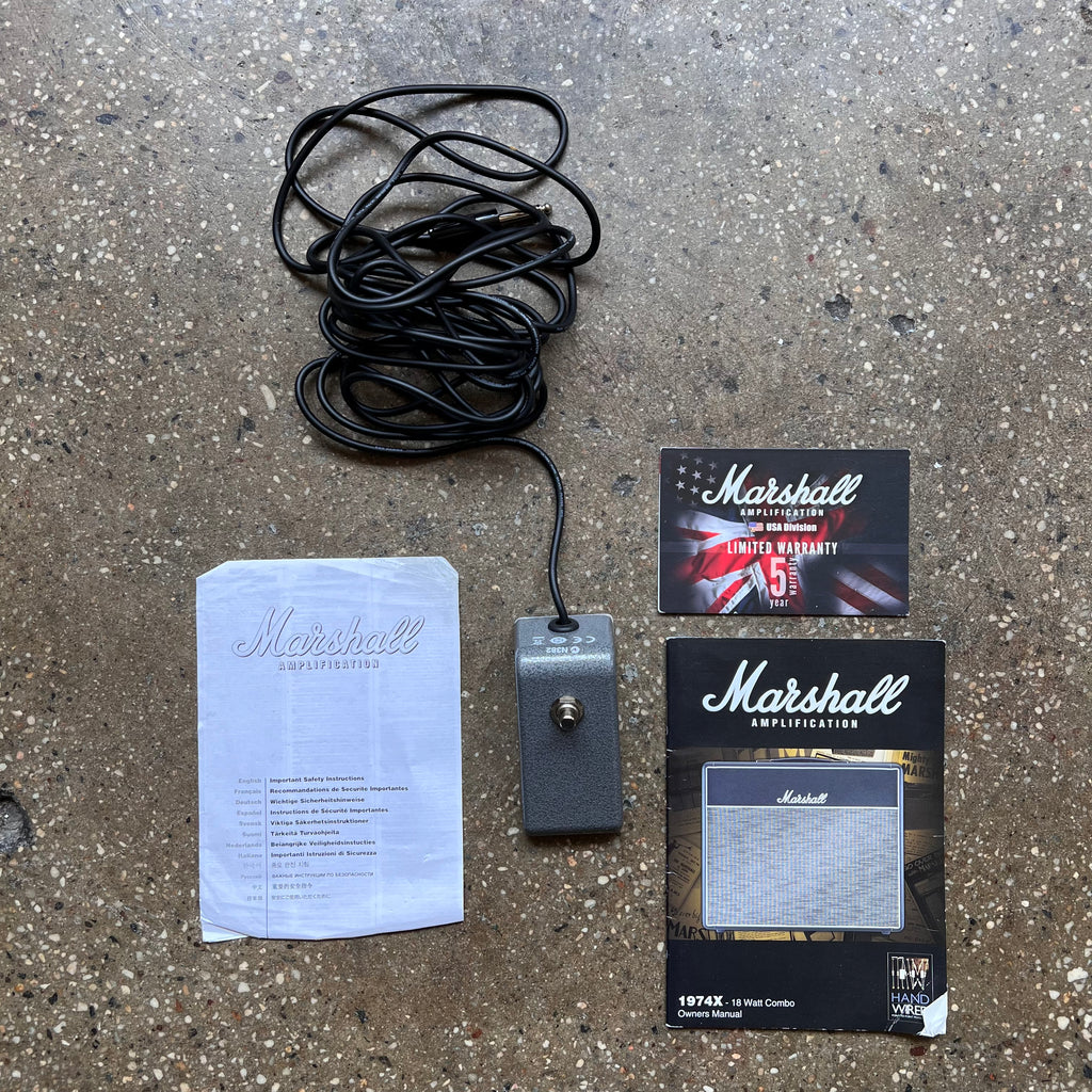 Marshall 1974X Handwired 18-Watt 1x12" Guitar Combo Amplifier 2013 - 21