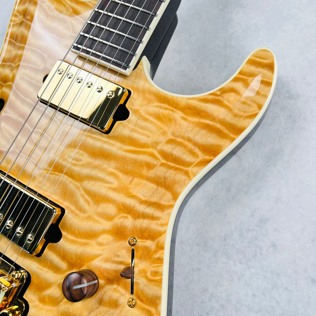 Suhr Standard Arch Top Semi-Hollow Quilt 2013 - Natural - 10