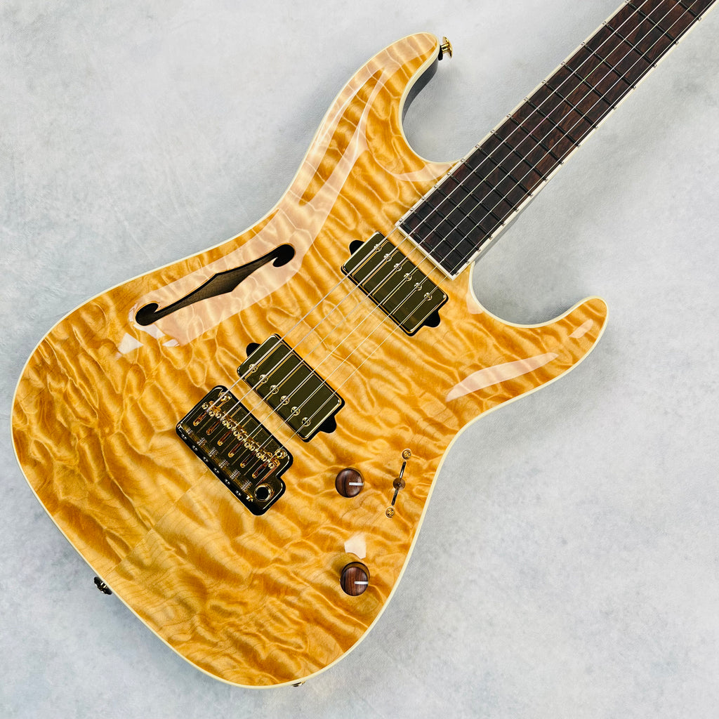 Suhr Standard Arch Top Semi-Hollow Quilt 2013 - Natural - 5