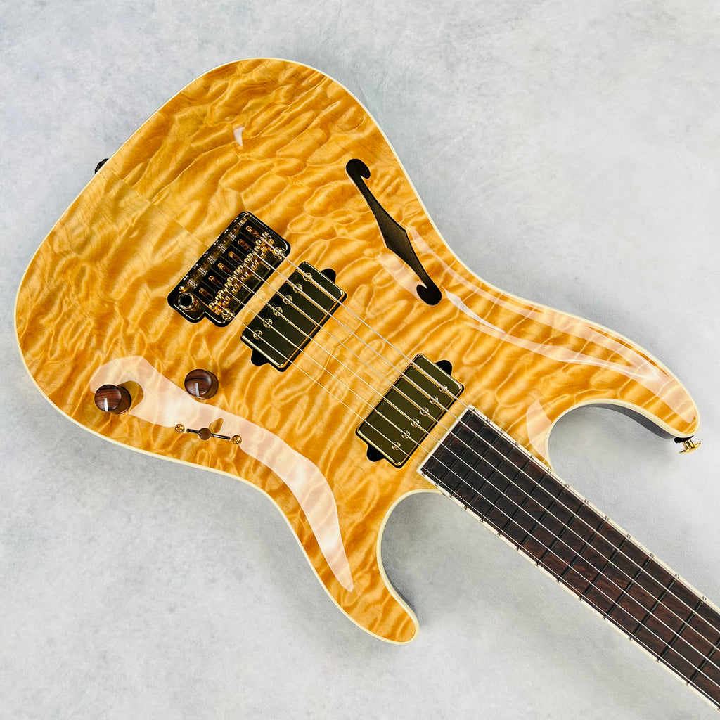 Suhr Standard Arch Top Semi-Hollow Quilt 2013 - Natural - 6