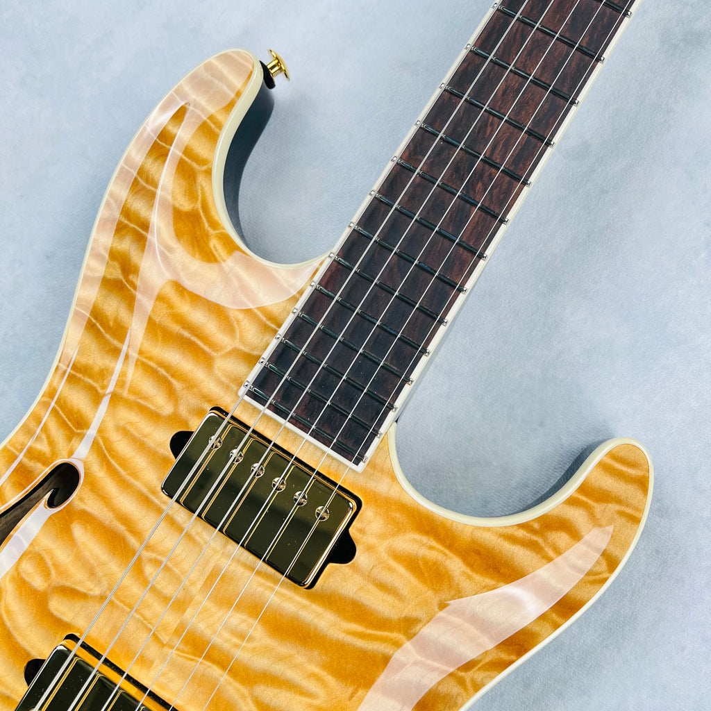 Suhr Standard Arch Top Semi-Hollow Quilt 2013 - Natural - 7