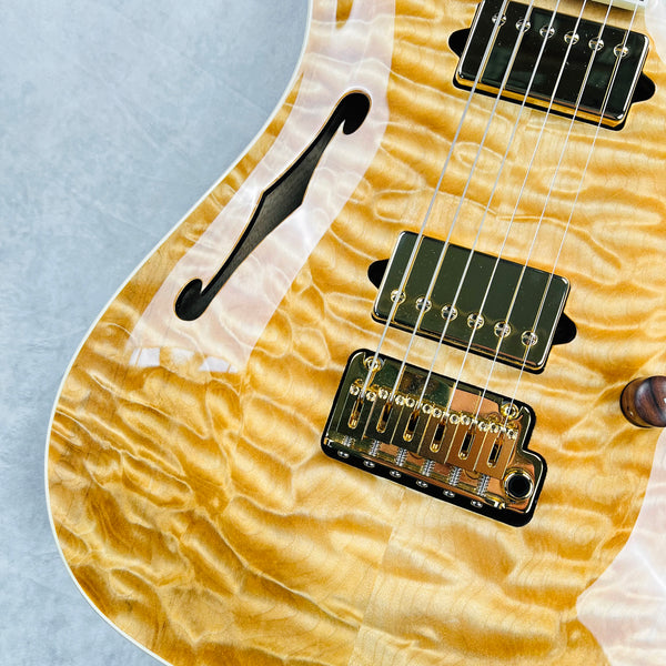 Suhr Standard Arch Top Semi-Hollow Quilt 2013 - Natural - 8