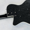 Danelectro '56 Baritone with Hardshell Case 2014 - Black Metalflake - 14