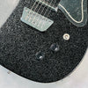 Danelectro '56 Baritone with Hardshell Case 2014 - Black Metalflake - 5
