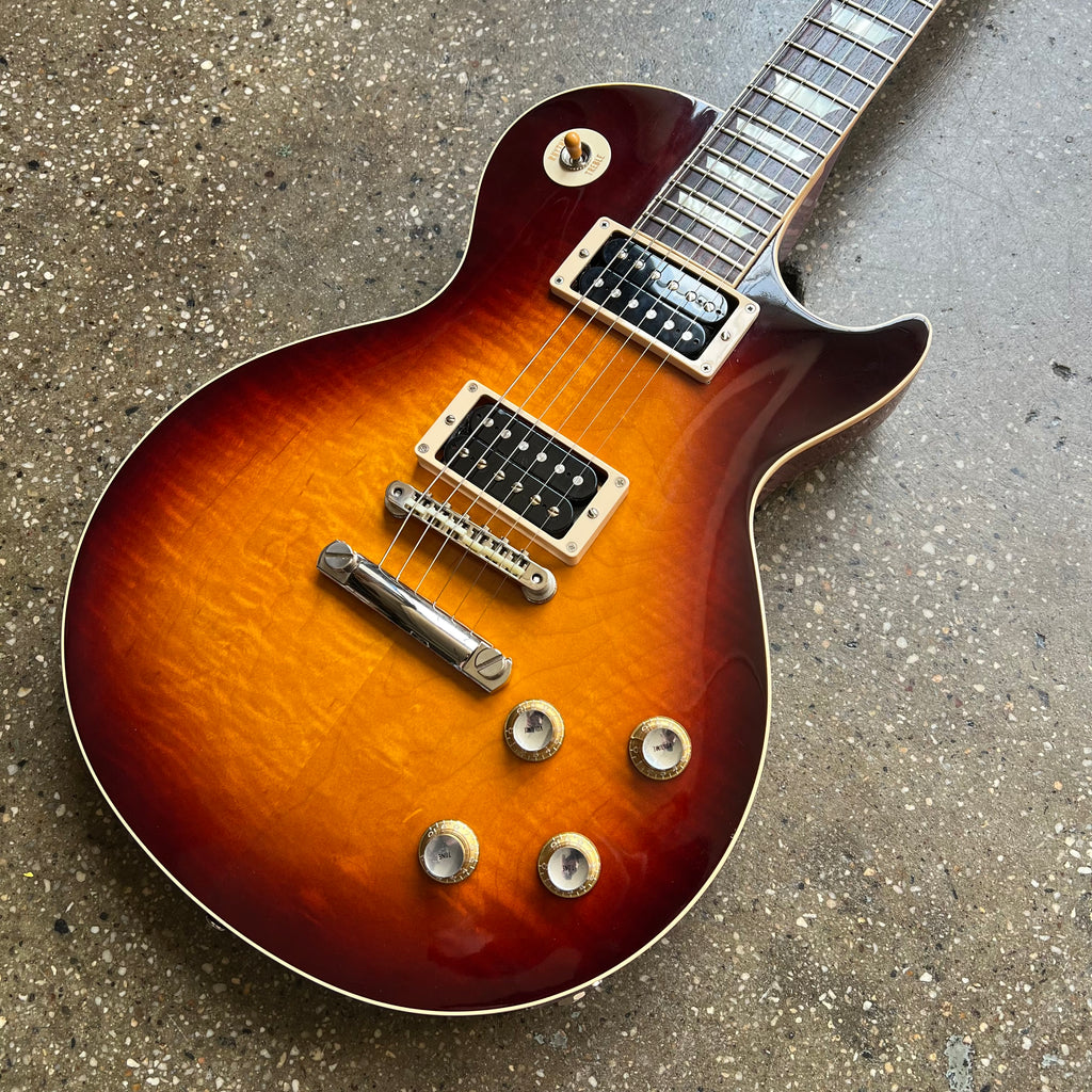 Gibson Custom Shop '60 Les Paul Reissue Gloss 2014 - Bourbon Burst - 5