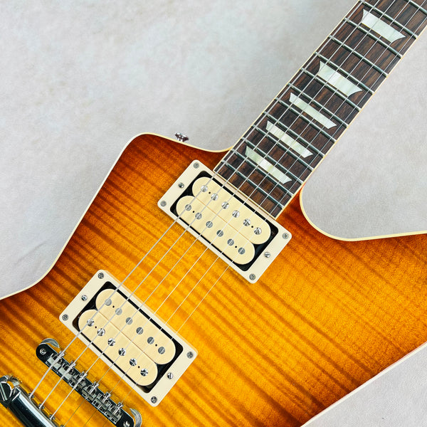 Gibson Custom Shop 1958 Explorer Flame Top 2014 - Iced Tea - 5