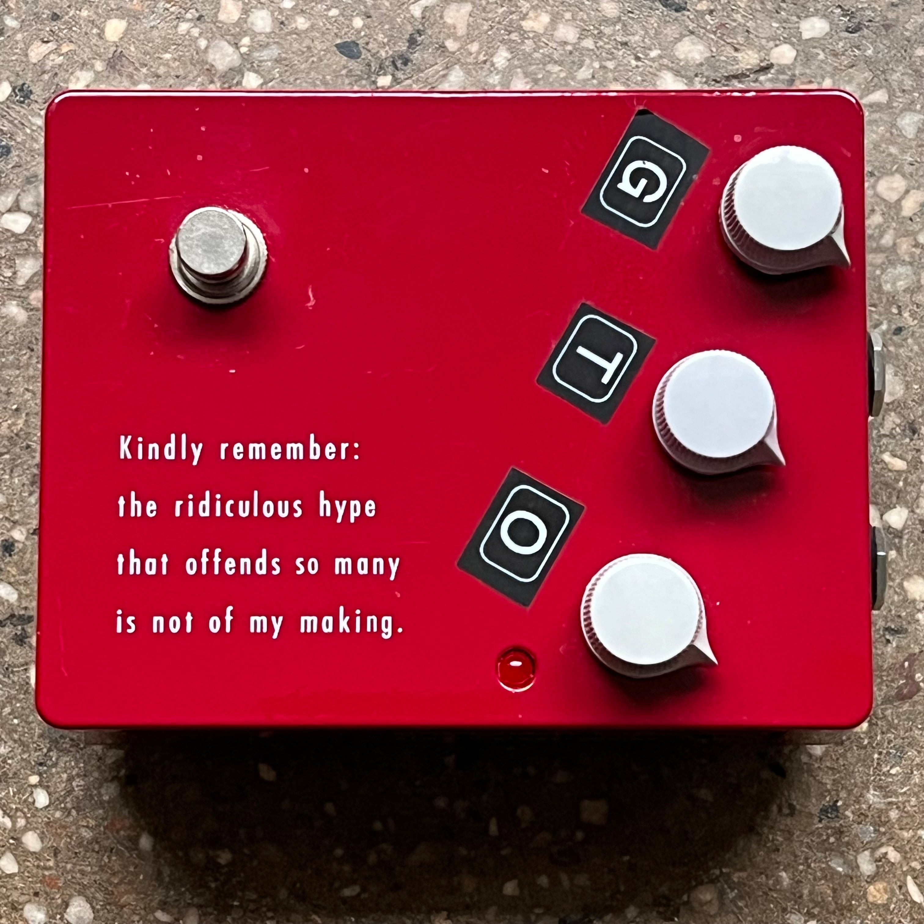 Klon KTR Overdrive Pedal 2012 - 2019 - Red