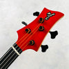 F Bass BNF Fretless 4-String Bass 2015 - Transparent Red - 10