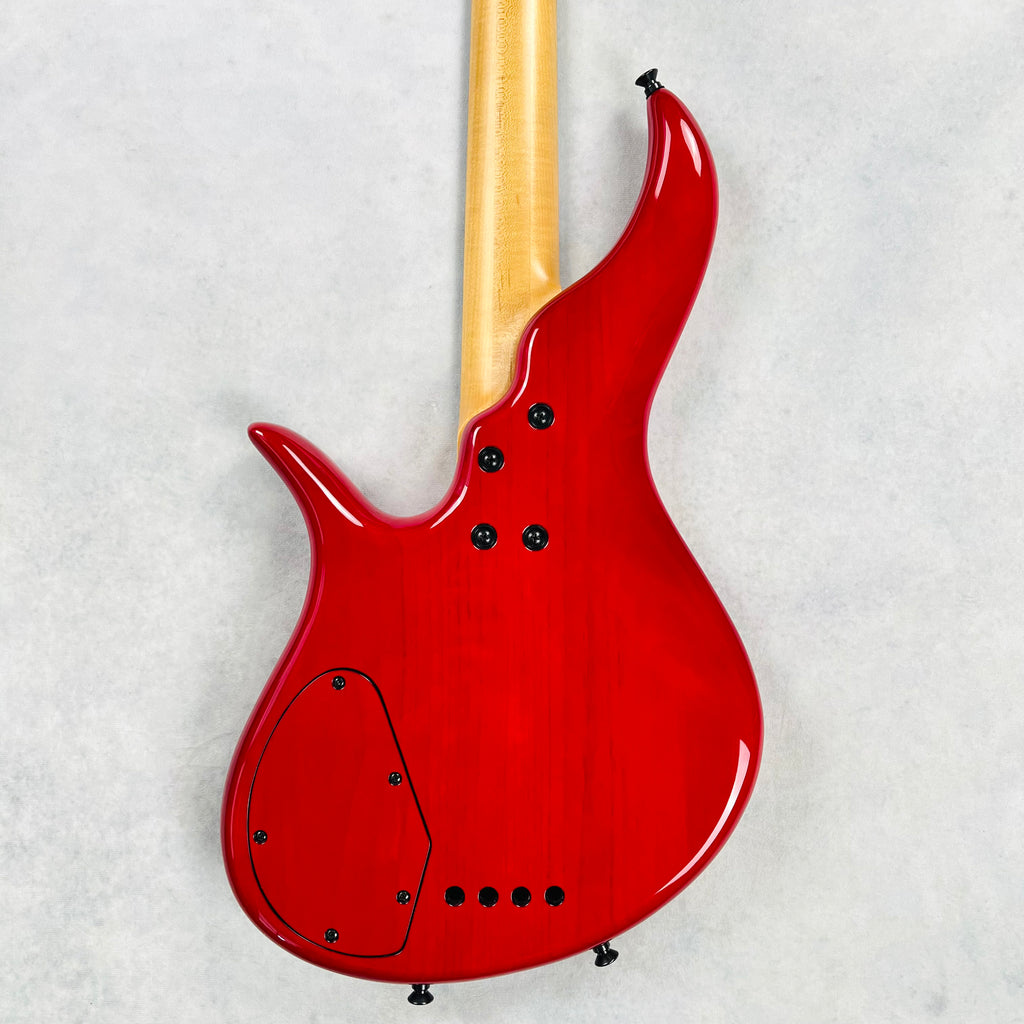 F Bass BNF Fretless 4-String Bass 2015 - Transparent Red - 11