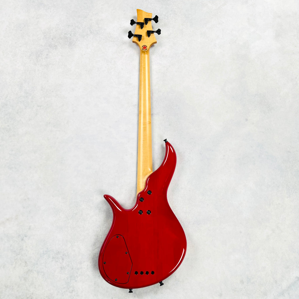 F Bass BNF Fretless 4-String Bass 2015 - Transparent Red - 12