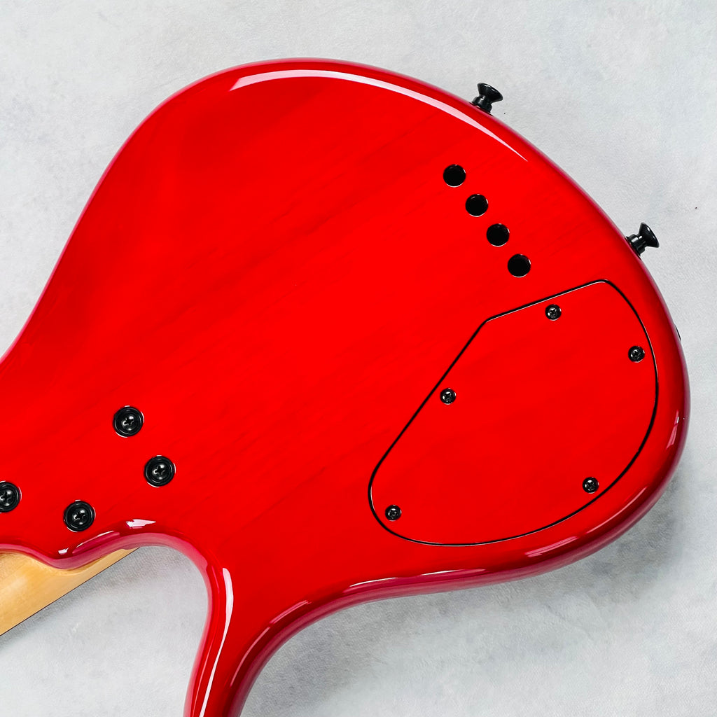 F Bass BNF Fretless 4-String Bass 2015 - Transparent Red - 13