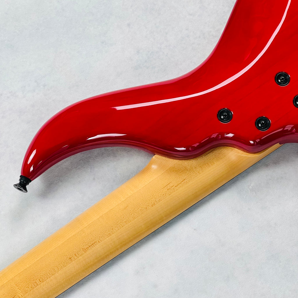 F Bass BNF Fretless 4-String Bass 2015 - Transparent Red - 14