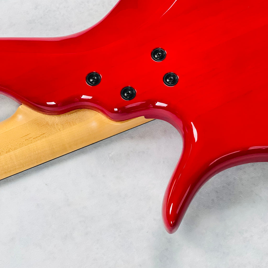 F Bass BNF Fretless 4-String Bass 2015 - Transparent Red - 15