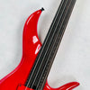 F Bass BNF Fretless 4-String Bass 2015 - Transparent Red - 3