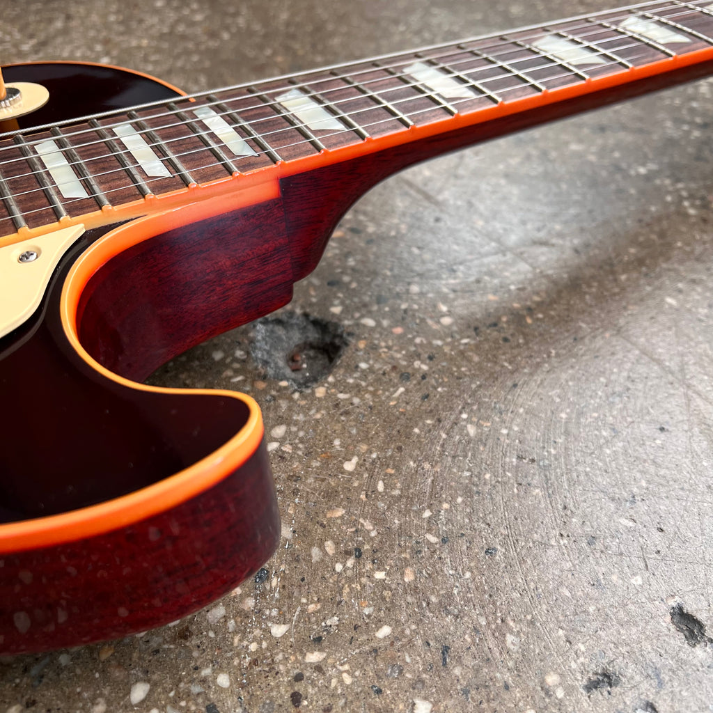 2015 Gibson Custom Shop 1959 Les Paul True Historic Reissue Electric Guitar Darkburst - 13