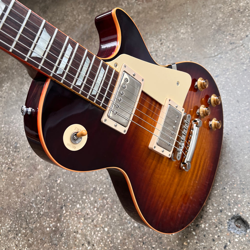 2015 Gibson Custom Shop 1959 Les Paul True Historic Reissue Electric Guitar Darkburst - 22