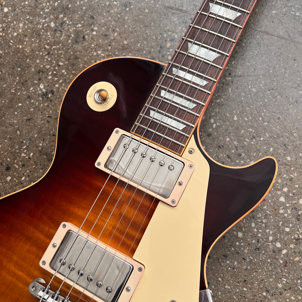 2015 Gibson Custom Shop 1959 Les Paul True Historic Reissue Electric Guitar Darkburst - 3