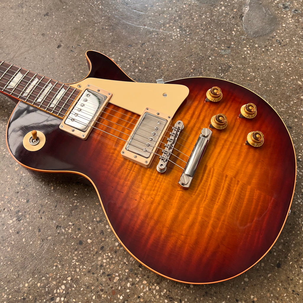 2015 Gibson Custom Shop 1959 Les Paul True Historic Reissue Electric Guitar Darkburst - 9