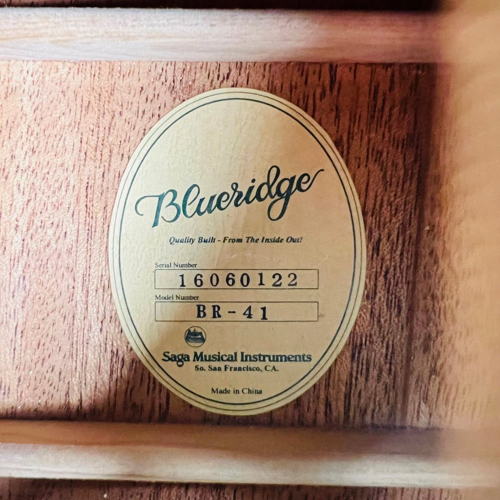 Blueridge BR-41 Baby Blueridge 3/4 Acoustic Guitar 2016 - Natural - 7