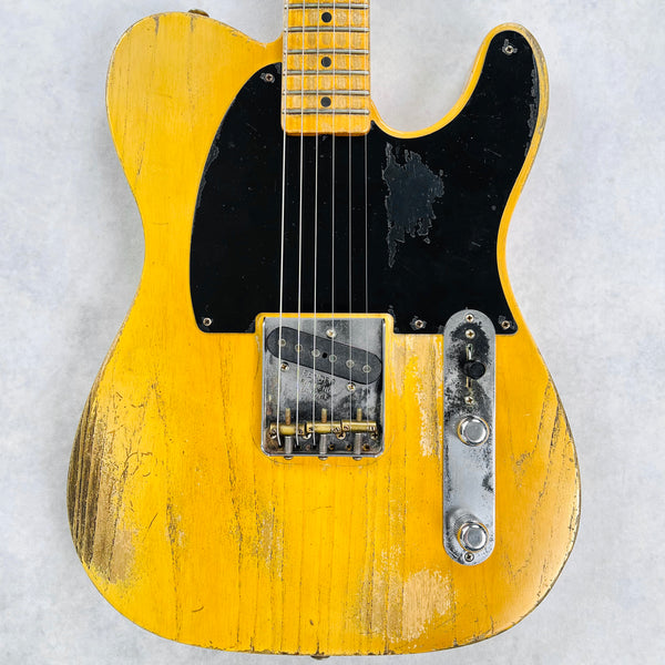 Fender Custom Shop 1950s Esquire Heavy Relic Masterbuilt By Dale Wilson 2016 - Smoked Butterscotch Blonde - 1