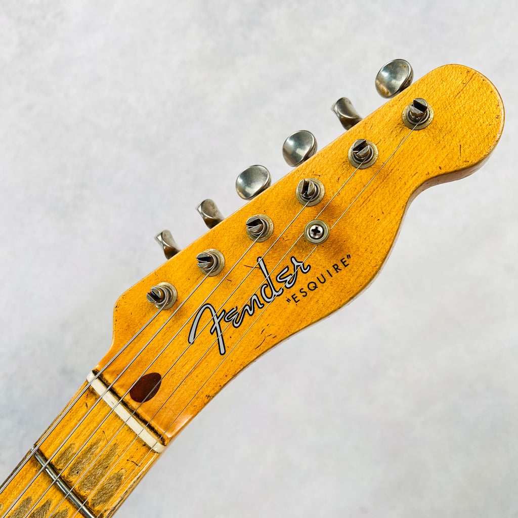 Fender Custom Shop 1950s Esquire Heavy Relic Masterbuilt By Dale Wilson 2016 - Smoked Butterscotch Blonde - 14