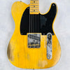 Fender Custom Shop 1950s Esquire Heavy Relic Masterbuilt By Dale Wilson 2016 - Smoked Butterscotch Blonde - 1