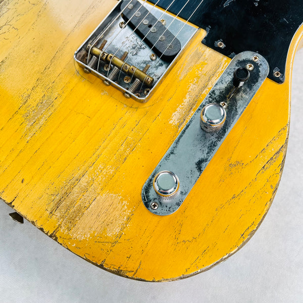 Fender Custom Shop 1950s Esquire Heavy Relic Masterbuilt By Dale Wilson 2016 - Smoked Butterscotch Blonde - 5