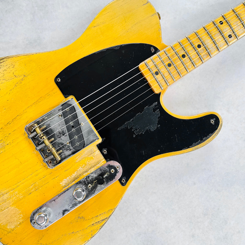 Fender Custom Shop 1950s Esquire Heavy Relic Masterbuilt By Dale Wilson 2016 - Smoked Butterscotch Blonde - 8