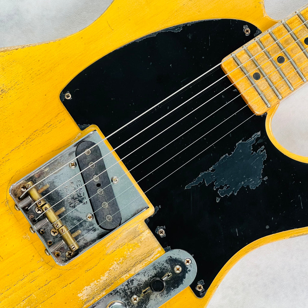 Fender Custom Shop 1950s Esquire Heavy Relic Masterbuilt By Dale Wilson 2016 - Smoked Butterscotch Blonde - 9