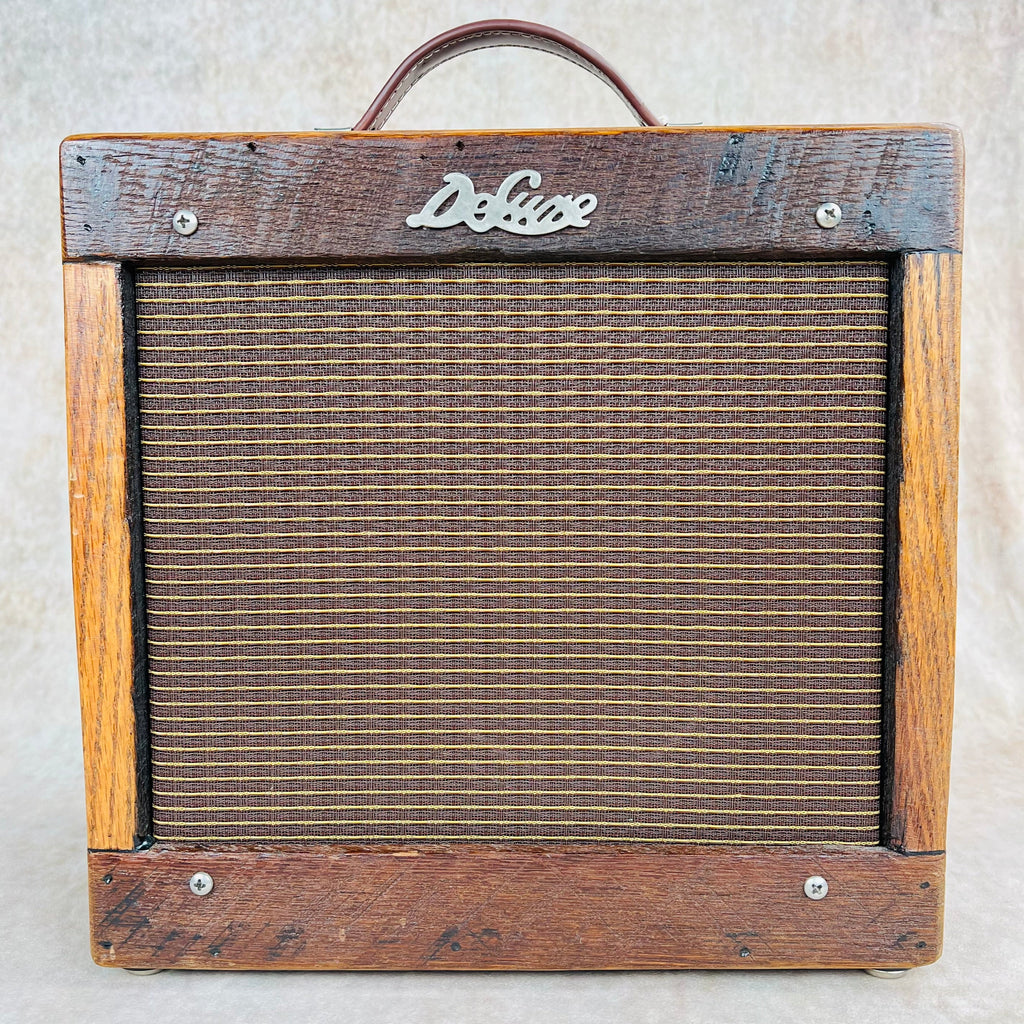 Deluxe Amplification '595F1 Barnwood 5w Champ Replica Jensen 1x6" 2017 - Brown - 1