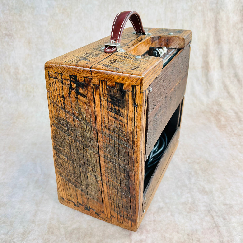 Deluxe Amplification '595F1 Barnwood 5w Champ Replica Jensen 1x6" 2017 - Brown - 5