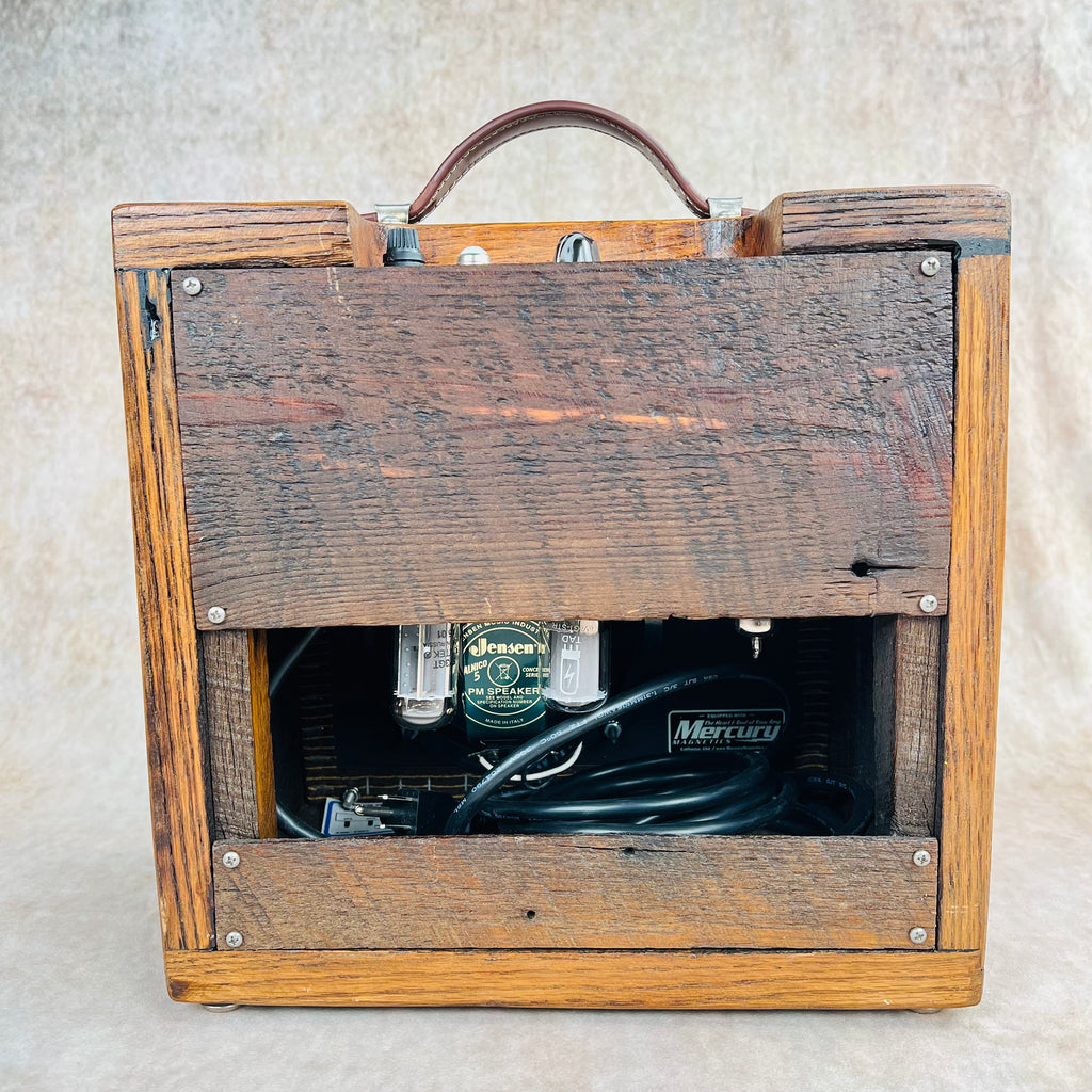 Deluxe Amplification '595F1 Barnwood 5w Champ Replica Jensen 1x6" 2017 - Brown - 6