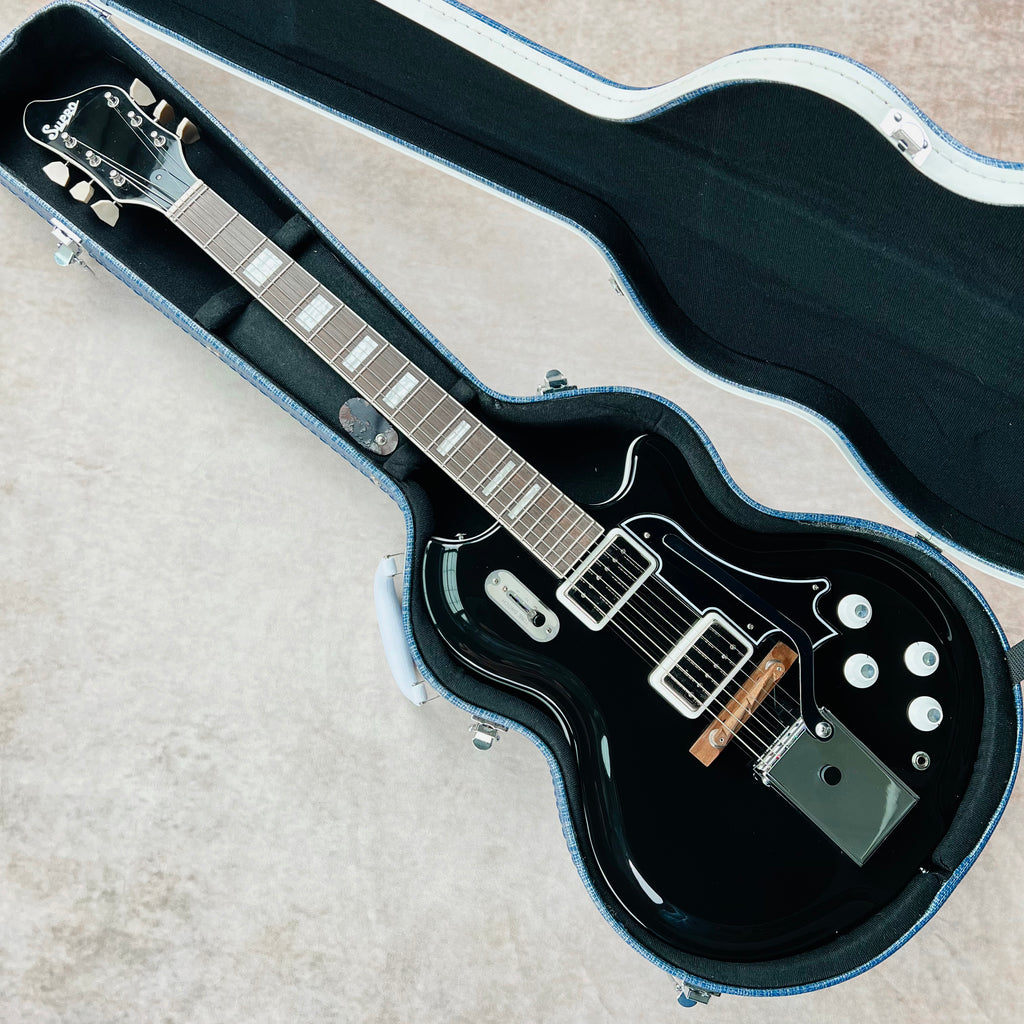 Supro Americana Series 1582VJB Coronado II Vibrato 2017 - Jet Black - 18