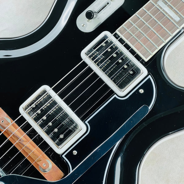 Supro Americana Series 1582VJB Coronado II Vibrato 2017 - Jet Black - 7
