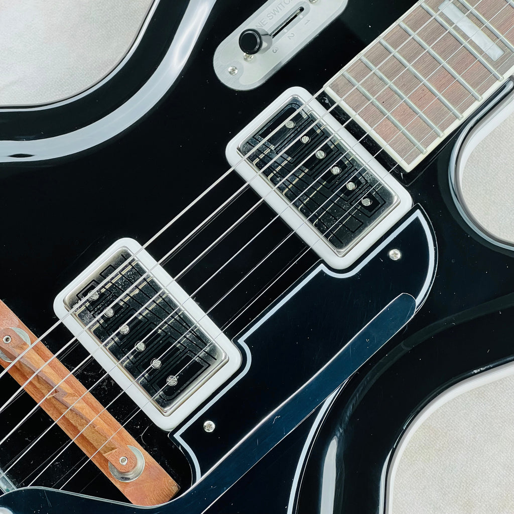 Supro Americana Series 1582VJB Coronado II Vibrato 2017 - Jet Black - 7