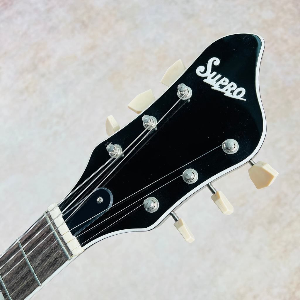 Supro Americana Series 1582VJB Coronado II Vibrato 2017 - Jet Black - 9