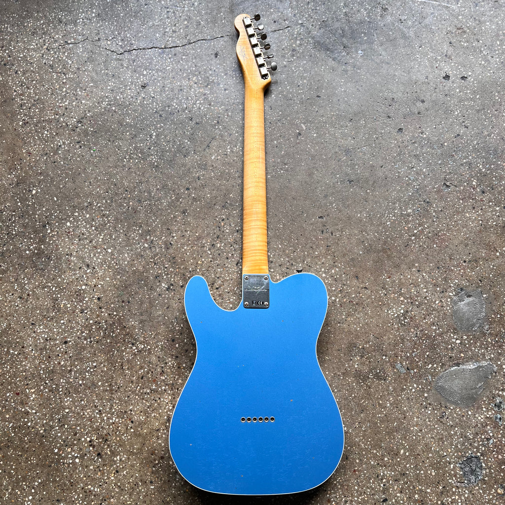 Fender Custom Shop '59 Esquire Custom Journeyman Relic 2018 - Faded Lake Placid Blue - 12