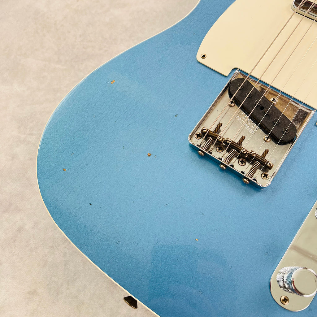 Fender Custom Shop '59 Esquire Custom Journeyman Relic 2018 - Faded Lake Placid Blue - 4
