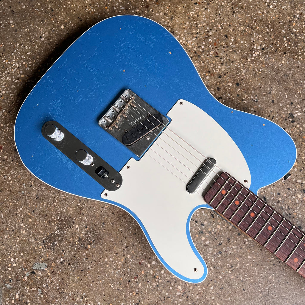Fender Custom Shop '59 Esquire Custom Journeyman Relic 2018 - Faded Lake Placid Blue - 7