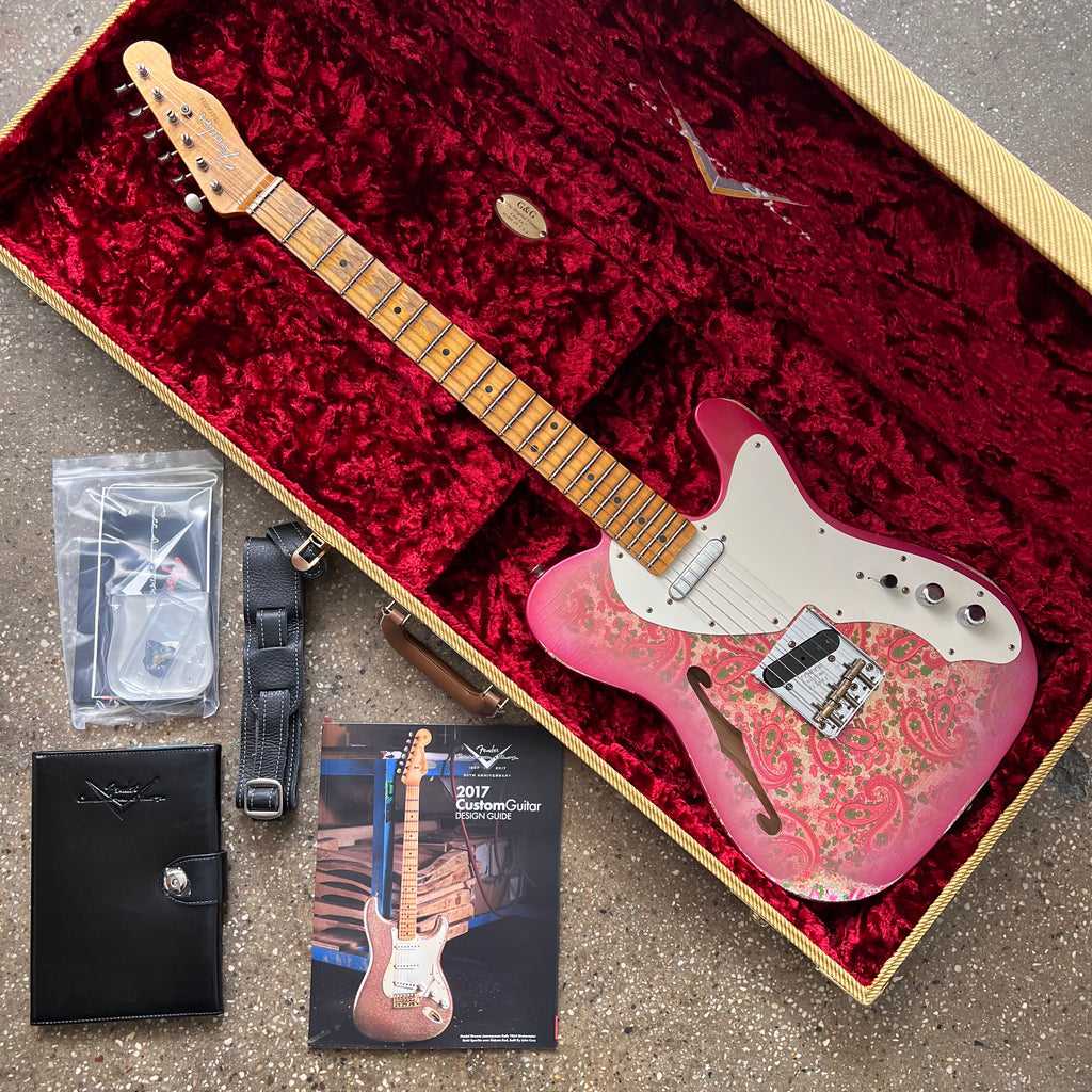 Fender Custom Shop '50s Thinline Telecaster Relic Limited Edition 2018 - Pink Paisley - 19