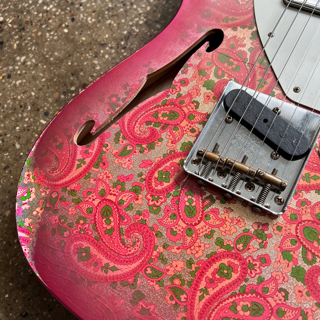 Fender Custom Shop '50s Thinline Telecaster Relic Limited Edition 2018 - Pink Paisley - 4