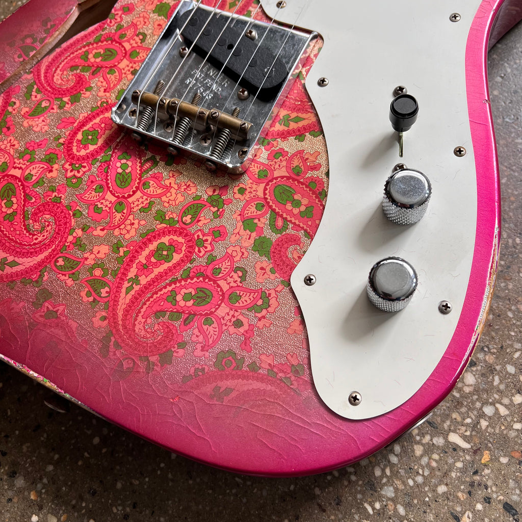 Fender Custom Shop '50s Thinline Telecaster Relic Limited Edition 2018 - Pink Paisley - 5