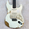 Fender Custom Shop 1959 Stratocaster Roasted Heavy Relic 2018 - Aged Olympic White - 1