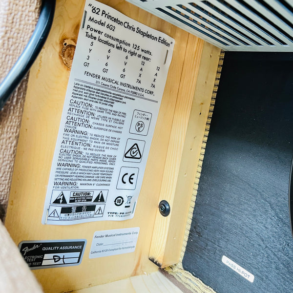 Fender '62 Princeton Amplifier Chris Stapleton Edition 2019 - Brown