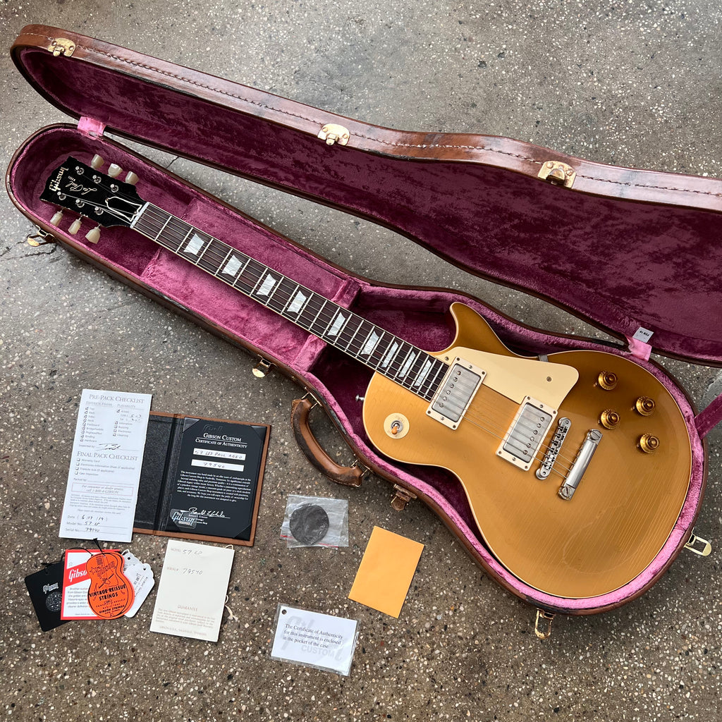 Gibson Custom Shop 1957 Les Paul Standard Aged 2019 - Goldtop - 21