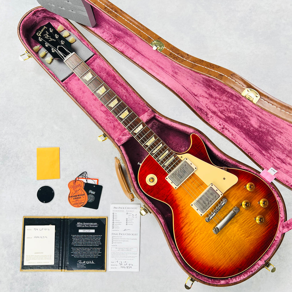 Gibson Custom Shop 1959 Les Paul VOS 60th Anniversary 2019 - Factory Burst - 24