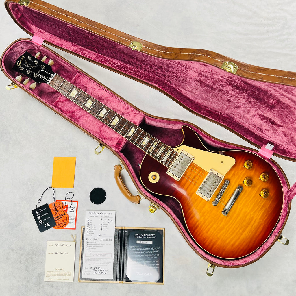 Gibson Custom Shop 1959 Les Paul Standard Reissue VOS 2019 - Bourbon Burst - 24