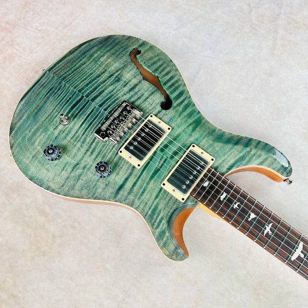 PRS CE 24 Semi-Hollow MannMade Bridge 2019 - Trampas Green - 10