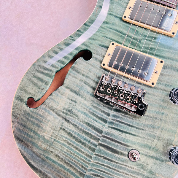 PRS CE 24 Semi-Hollow MannMade Bridge 2019 - Trampas Green - 4